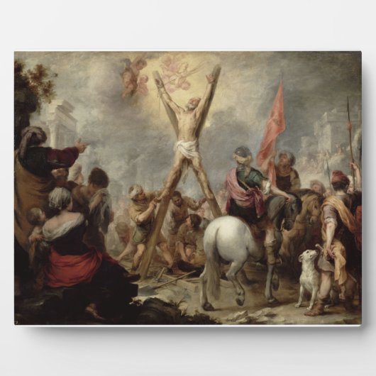 De Martyrdom St. Andrew, 1675-82 (olie op canva) Fotoplaat (Voorkant)