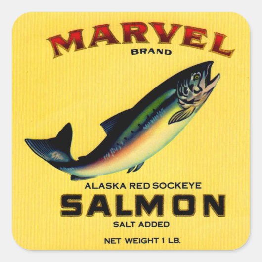 De marvel-zalm uit de jaren '30 kan een label krij (Voorkant)