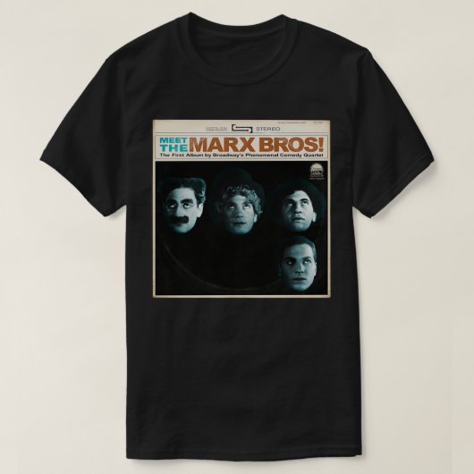 DE MARX-BROS BEANTWOORDEN T-SHIRT (Design voorkant)