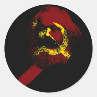 De Marx Ronde Sticker