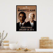 De marxist en de kunst van de auto drukken poster (Keuken)