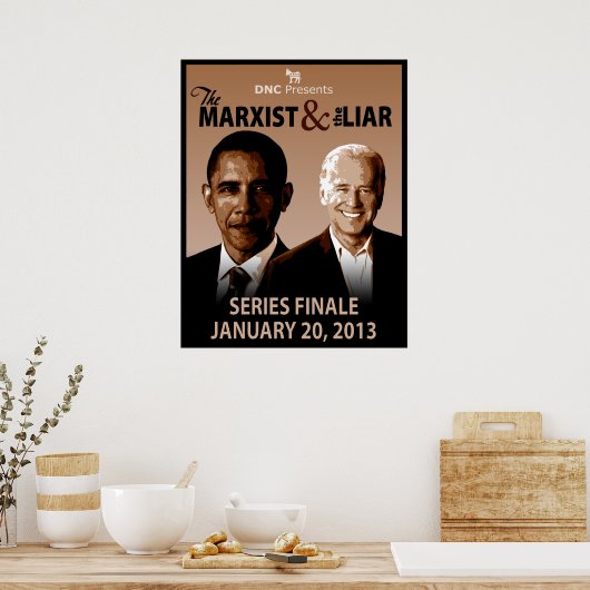 De marxist en de kunst van de auto drukken poster (Keuken)