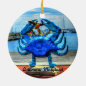 De Maryland Blue Crab Ornament (Achterkant)