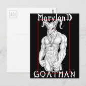 De Maryland Goatman Briefkaart (Voorkant / Achterkant)