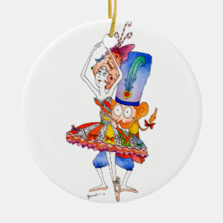 De Marzipan Ballerina - de Nutkraker reeks Keramisch Ornament