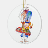 De Marzipan Ballerina - de Nutkraker reeks Keramisch Ornament (Links)