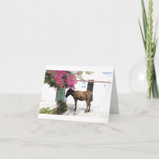 de Mascotte Opa van de Ezel van Kaart (Voorkant)