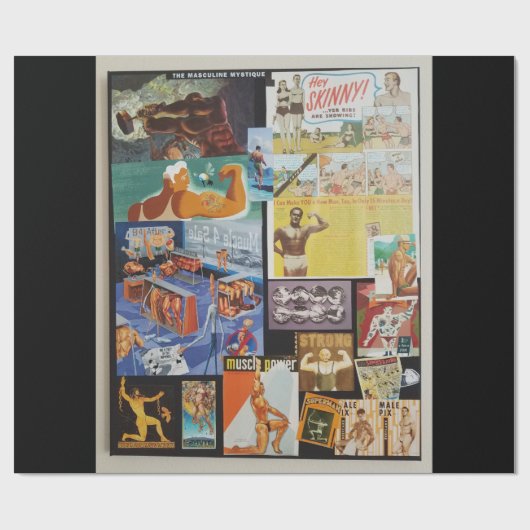 De Masculine Mystique Cadeaupapier (Vlak)