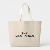 De Masjid Bag Moslim Moskee Ramadan Taraweeh Grote Tote Bag (Achterkant)