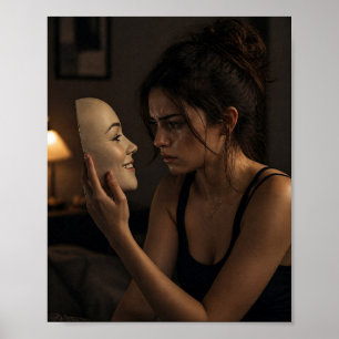 De Masker Die Ze Vasthoudt Poster