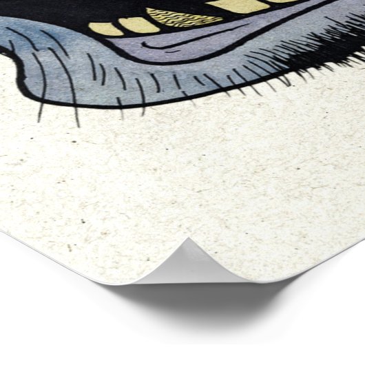 De Masker van Glenn Scroll Poster (Hoek)