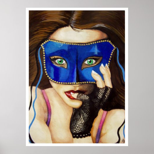 De Maskerade Uitnodiging Poster (Voorkant)