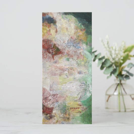 De maskerade van James Ensor (1889) Bladwijzer Menu (Staand voorkant)