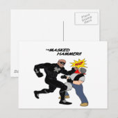 De maskerhamer briefkaart (Voorkant / Achterkant)