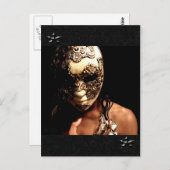 De maskers briefkaart (Voorkant / Achterkant)