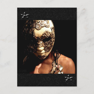 De maskers briefkaart