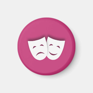 De Maskers van de komedie en van de Tragedie Magneet