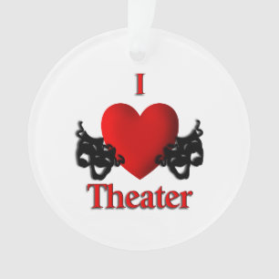 De Maskers van het Theater van de komedie en van Ornament