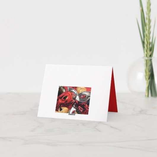 De Maskers van Purim & Kaart Hamantashen (Achterkant)