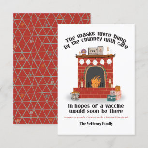 De maskers werden met zorg door de Chimney opgehan Kaart