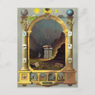 De Masonic Chart Briefkaart