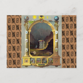 De Masonic Chart Briefkaart