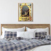 De Masonic Chart Canvas Afdruk (Insitu (Slaapkamer))