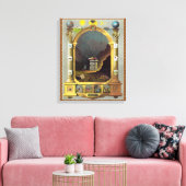De Masonic Chart Canvas Afdruk (Insitu (Woonkamer))
