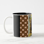 De Masonic Chart Tweekleurige Koffiemok (Links)