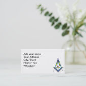 De Masonic/OES-kaart Visitekaartje (Staand voorkant)