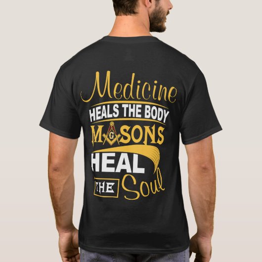 De Masonic Store Freemason - HEET DE SOUL Christus T-shirt (Achterkant)