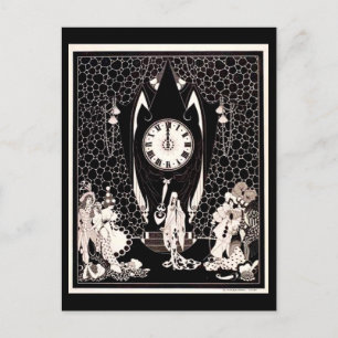 De Masque van de Rode Dood  afbeelding Briefkaart