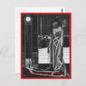 De Masque van de Rode Dood Briefkaart (Voorkant / Achterkant)