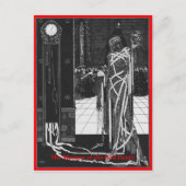 De Masque van de Rode Dood Briefkaart (Voorkant)