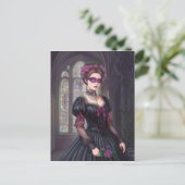 De Masquerade Victoriaans Briefkaart (Staand voorkant)