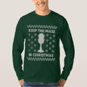 De massa in het Shirt van de kerstMannen behouden (Voorkant)