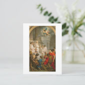 De massa van de St. Basil (olie op canvas) Briefkaart (Staand voorkant)