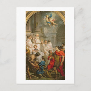 De massa van de St. Basil (olie op canvas) Briefkaart