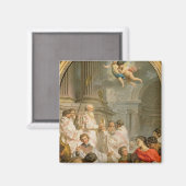 De massa van de St. Basil (olie op canvas) Magneet (Voorkant / Achterkant)