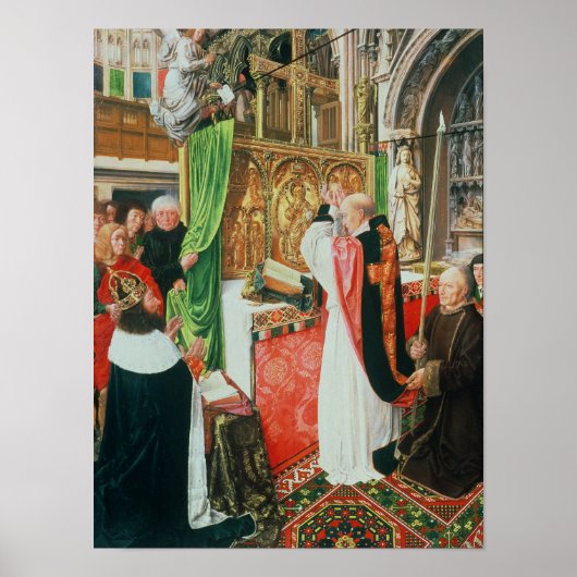 De massa van St. Giles, c.1500 Poster (Voorkant)