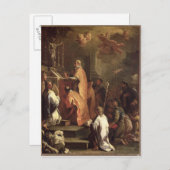 De massa van St. Gregory Briefkaart (Voorkant / Achterkant)