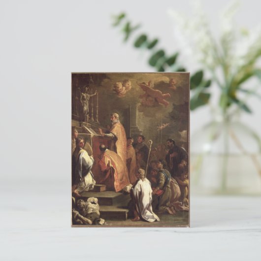 De massa van St. Gregory Briefkaart (Staand voorkant)