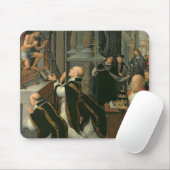 De massa van St. Gregory (olie op doek) Muismat (Met muis)