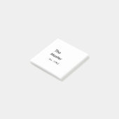De Master baas naam est jaar datum man koning tite Post-it® Notes (Schuin)