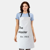 De Master baas naam est jaar datum man koning tite Schort (Gedragen)