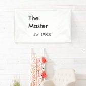 De Master baas naam est jaar datum man koning tite Spandoek (Insitu)