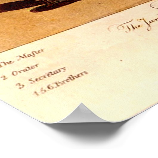 De Master Mason-kandidaat Poster (Hoek)