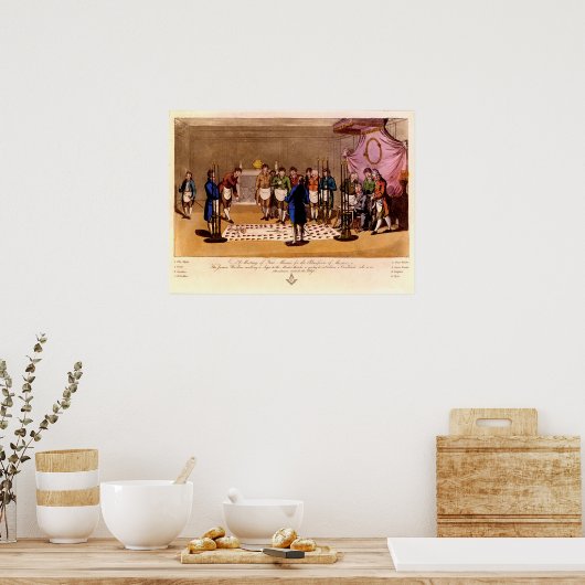 De Master Mason-kandidaat Poster (Keuken)