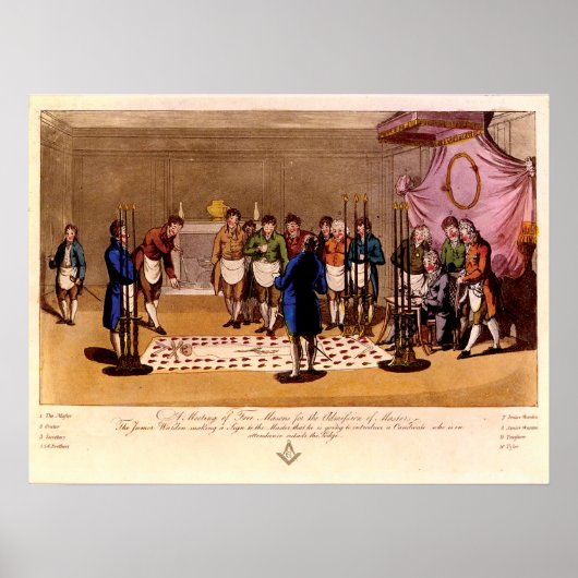 De Master Mason-kandidaat Poster (Voorkant)