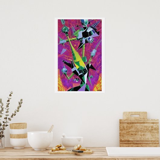 De Master Swordsbot Poster (Keuken)